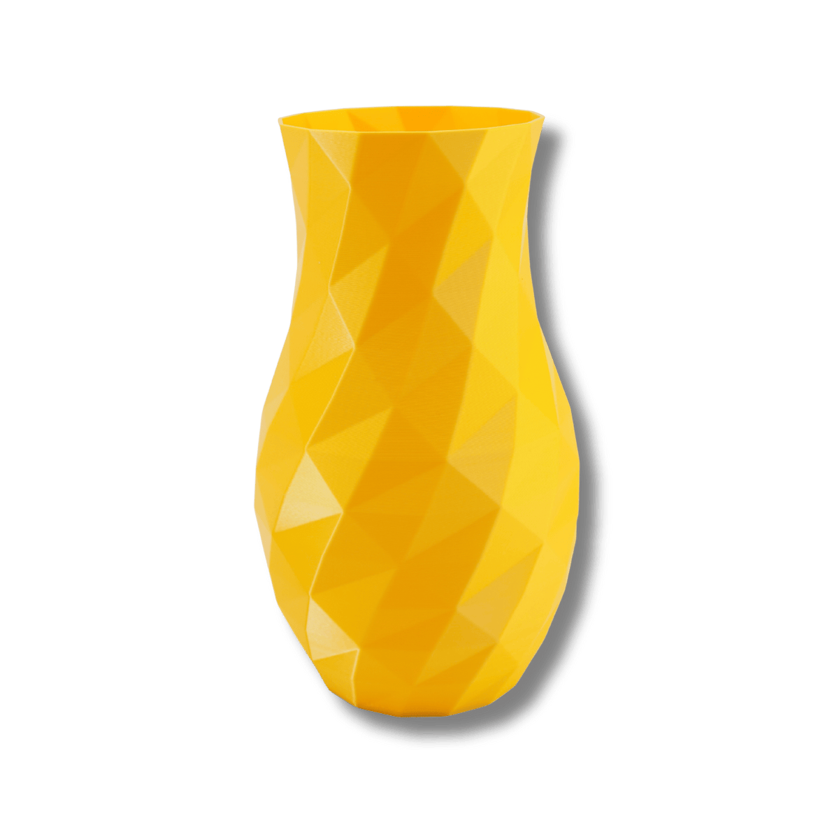 Weihnachtsvase Alpenglühen in Gold – 3D-gedruckt aus PLA