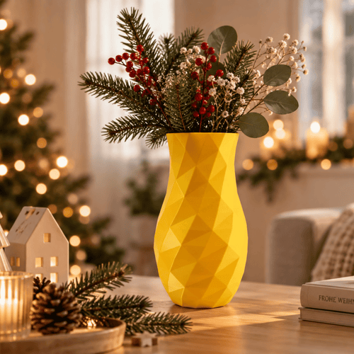 Weihnachtsvase Alpenglühen – 3D-gedruckt in Kärnten
