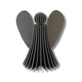 Engel Metallic in Anthrazit – 3D-gedruckte Weihnachtsdeko