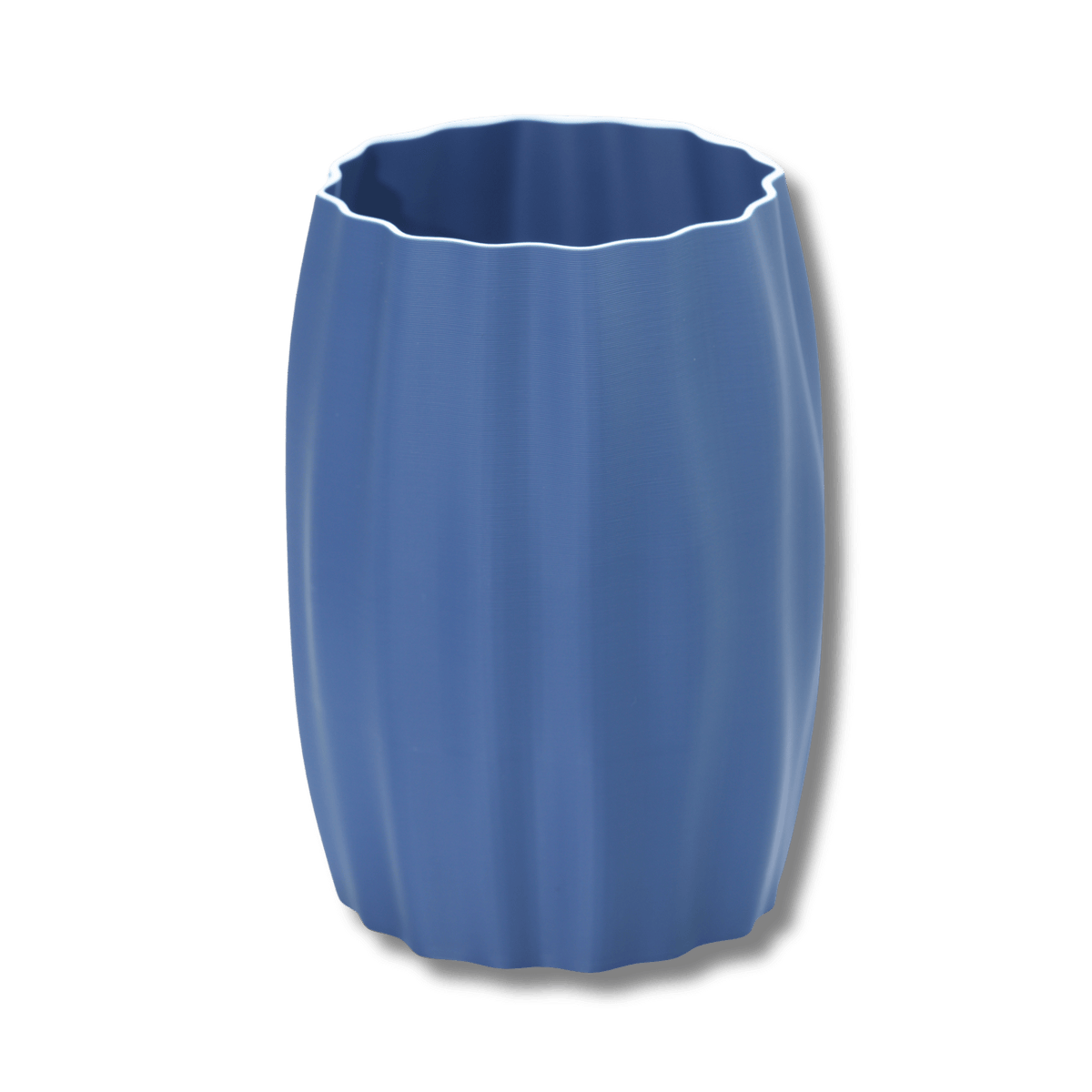 Vase Attersee in Blau – 3D-gedruckt aus PLA