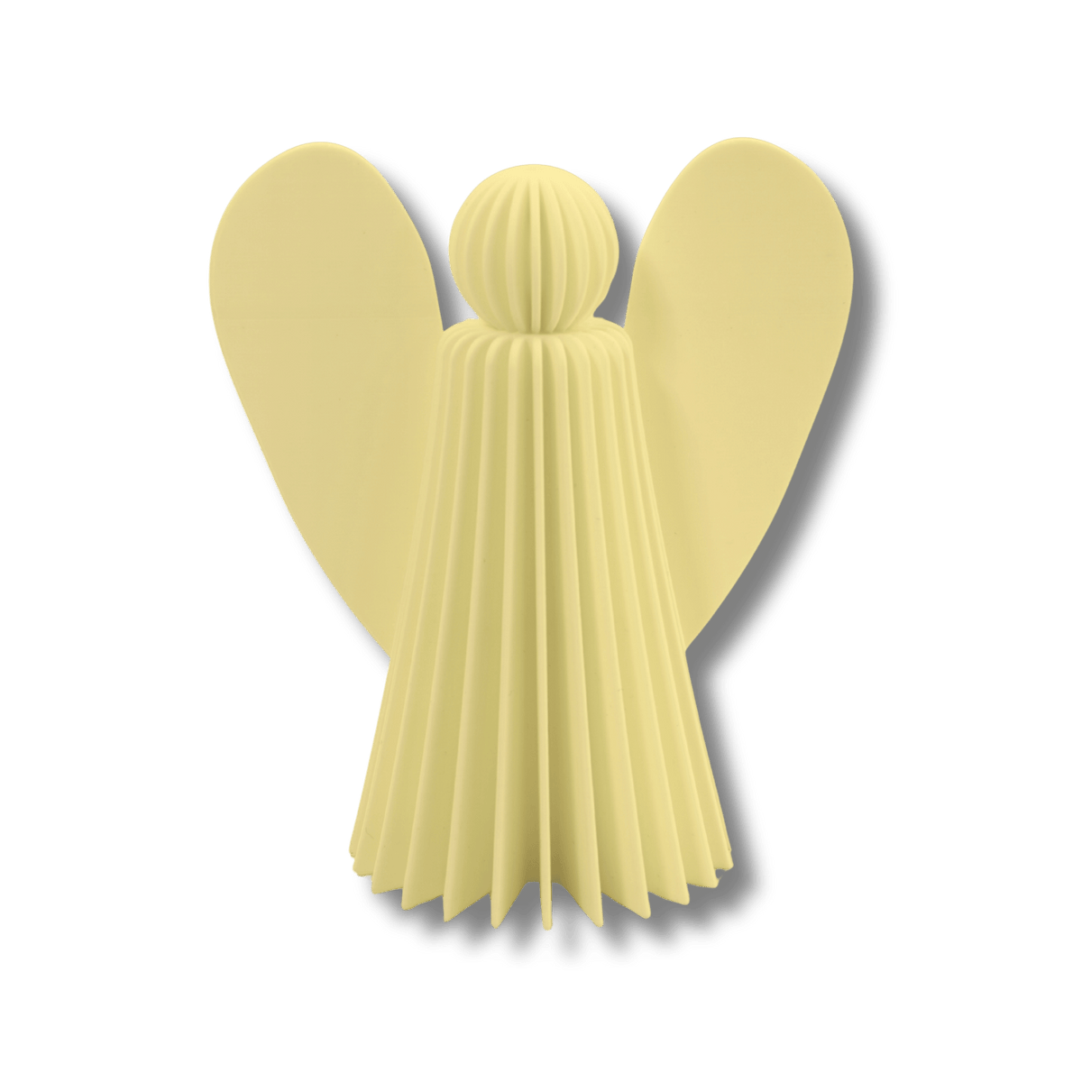 Engel Emma in Khaki – 3D-gedruckte Weihnachtsdeko