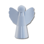 Engel Klara in Arctic White – 3D-gedruckte Weihnachtsdeko