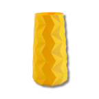 Weihnachtsvase Kristall in Gold – 3D-gedruckt aus PLA