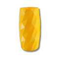 Weihnachtsvase Nordlicht in Gold – 3D-gedruckt aus PLA