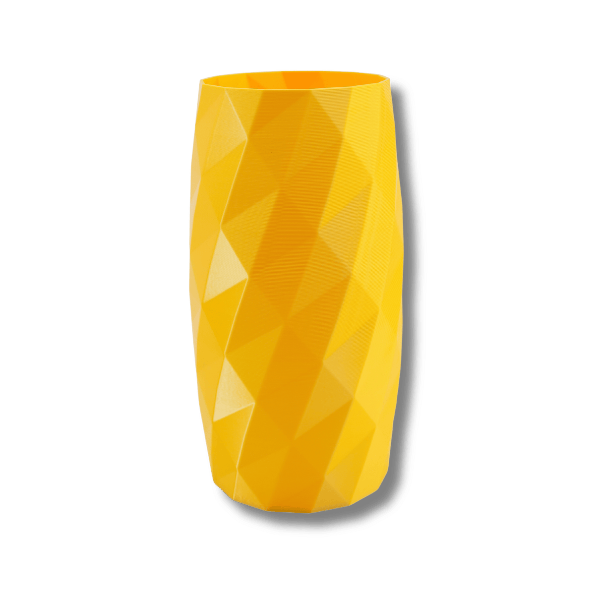 Weihnachtsvase Nordlicht in Gold – 3D-gedruckt aus PLA