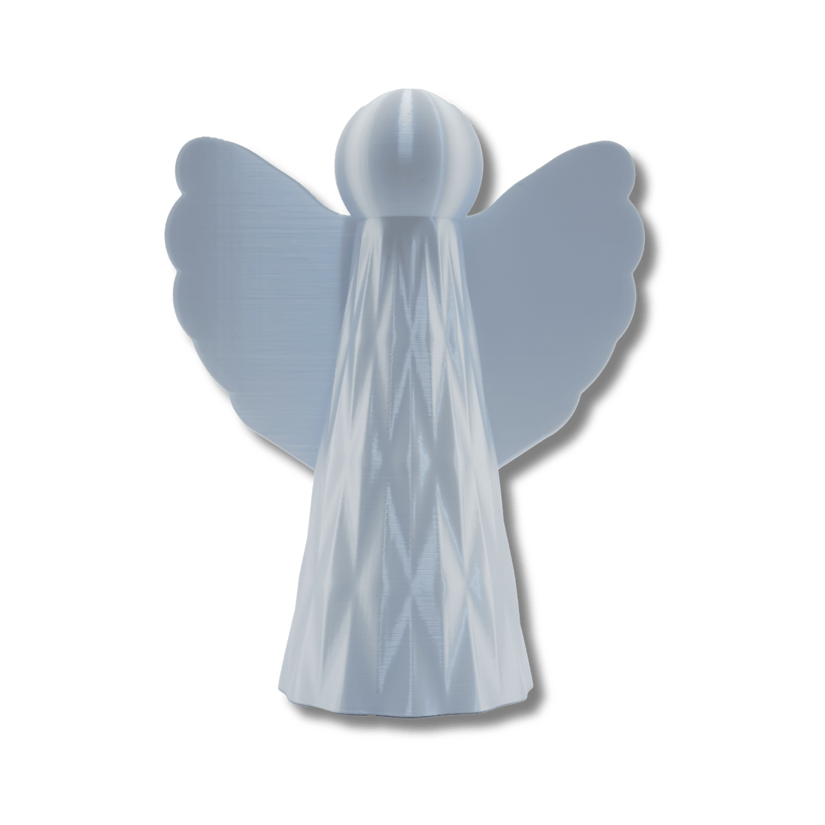 Engel Valentin in Arctic White – 3D-gedruckte Weihnachtsdeko