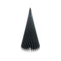 Weihnachtsbaum Drehwind Glanz in Anthrazit und Grün – 3D-gedruckt aus PLA