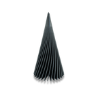 Weihnachtsbaum Drehwind Glanz in Anthrazit und Grün – 3D-gedruckt aus PLA