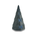 Weihnachtsbaum Kristalltanne Glanz in Anthrazit und Grün – 3D-gedruckt aus PLA