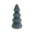 Weihnachtsbaum Stufenwald Glanz in Anthrazit und Grün – 3D-gedruckt aus PLA