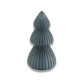 Weihnachtsbaum Winterglanz Glanz in Anthrazit und Grün – 3D-gedruckt aus PLA