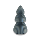 Weihnachtsbaum Winterglanz Glanz in Anthrazit und Grün – 3D-gedruckt aus PLA